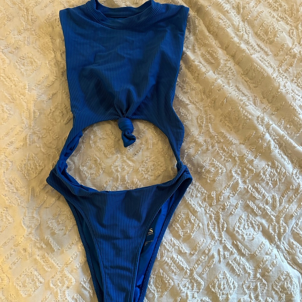 Frankies bikini one piece cut out swimsuit